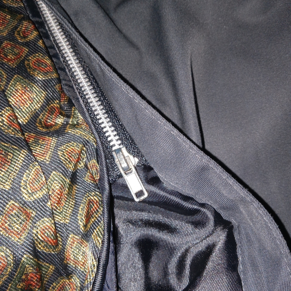 Vintage Pierre Cardin Black Trench Coat W/ Removeable Liner 40L - Picture 6 of 13